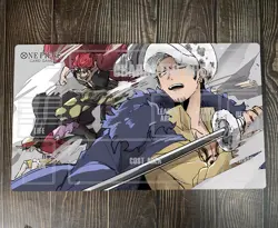 O-P OPCG TCG CCG Mat Trafalgar Law Duel Playmat Trading Card Game Mat Mouse Pad - Image 1