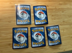 Pokemon S-Chinese Gem Pack Fidough 5 card lot Stamp & Masterball US Seller - Image 2