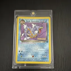 Pokemon Dark Gyarados Prerelease Promo Holo Card Team Rocket #8/82 - Image 1