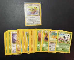 Vintage WOTC Pokemon Card 1999 Jungle Complete Non Holo Uncommon Lot x33 LP-MP - Image 2