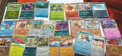 Stack Of Reverse Holo Pokemon Cards (24 Holos, 14 Legendary Commons) - Image 3