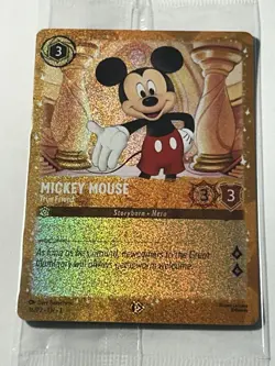 SEALED Mickey Mouse True Friend Promo 36/P2 Puzzle Glimmer Foil LORCANA card - Image 1