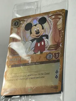 SEALED Mickey Mouse True Friend Promo 36/P2 Puzzle Glimmer Foil LORCANA card - Image 3