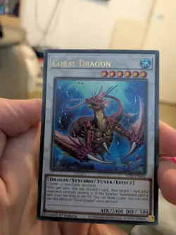 Coral Dragon Ultra Rare 1st Edition STAS-EN042 Yu-Gi-Oh Card - Image 1