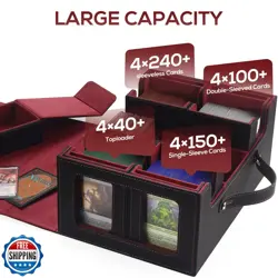 STTRBOX Trading Card Storage Box for MTG, MTG commander deck box， - Image 3