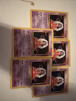 Jynx 31/102 1999 English Base Set Pokemon Card Near Mint (NM) LP! Lot of 5! - Image 2