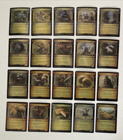 Lord of the Rings MTG Tales Of Middle Earth 20 Card Lot All Different 20 Foil - Image 1