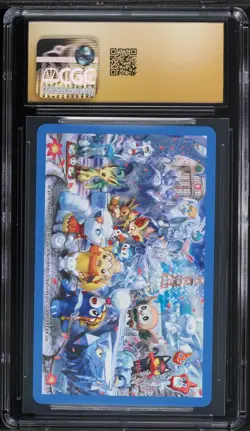 CGC Pristine 10 Nine Of Clubs Pokemon Center Winter Deck Playing Cards 2016 - Image 2