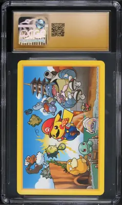 CGC Pristine 10 Five Of Diamonds Mario Pikachu Deck Playing Cards 2016 Pokemon - Image 2