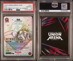 PSA 10 GEM MINT Union Arena C.C. Winner Card UEPR/CGH-1-077 Code Geass English - Image 1