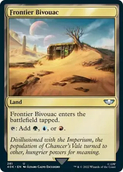 Frontier Bivouac Warhammer 40,000 PLD Land Uncommon MAGIC CARD ABUGames - Image 1