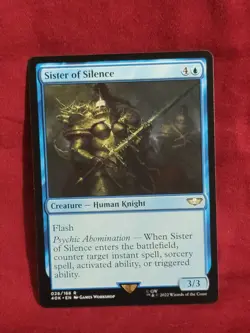 ~ Sister of Silence ~ NM ~ UB: Warhammer 40K ~ MTG ~ - Image 1