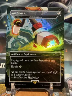 MTG | Air Shoes - Swiftfoot Boots [Secret Lair Sonic]✨FOIL✨ - Image 1