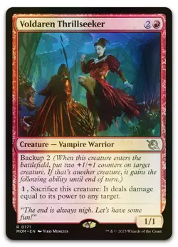 Voldaren Thrillseeker #171 (Foil) (NM) March of the Machine MOM Magic MTG - Image 1
