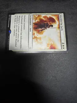 MTG Magic 1x Shielded By Faith Explorers of Ixalan LP - Image 2