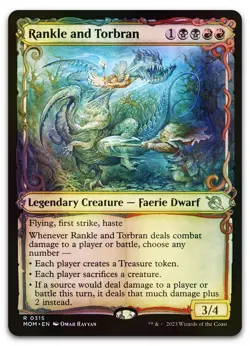 Rankle and Torbran (Showcase) #315 (Foil) NM March of the Machine MOM Magic MTG - Image 1