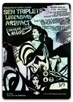 Sen Triplets #1198 (Foil) (NM) Secret Lair Drop SLD Magic MTG - Image 1