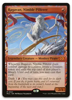 Ragavan, Nimble Pilferer #21 (NM) March of the Machine MUL Magic MTG - Image 1