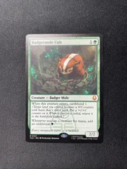 Badgermole Cub MTG Magic The Gathering Avatar (0167) LP - Image 1