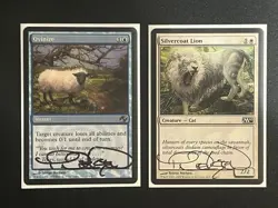 SIGNED (Lion and Lamb) Terese Nielsen Silvercoat Lion 22/249 Ovinize 57/165 MTG - Image 1