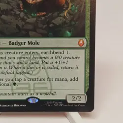 Badgermole Cub Magic the Gathering Avatar The Last Airbender Mythic PACK FRESH!! - Image 3