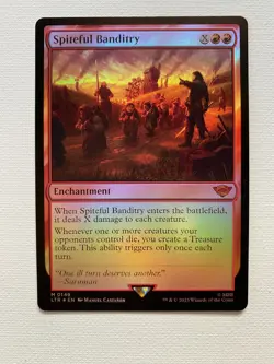 MTG Spiteful Banditry 149 | NM Foil | Lord of the Rings - Image 1