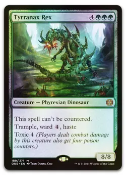 Tyrranax Rex #189 (Foil) (NM) Phyrexia All Will Be One ONE Magic MTG - Image 1