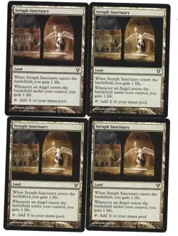 Seraph Sanctuary x4 7/10 LP- Magic M:tG Avacyn Restored LAVRSS-01 - Image 1