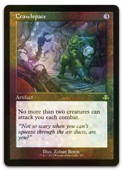 Crawlspace (Retro Frame) #375 (Foil) (NM) Dominaria Remastered DMR Magic MTG - Image 1