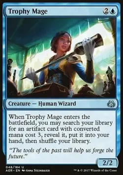 4 x Magic the Gathering Trophy Mage (48/201) Aether Revolt NM - Image 1