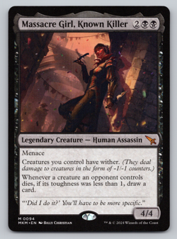 Massacre Girl, Known Killer - Murders at Karlov Manor MTG - Image 1