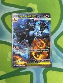 Mega Charizard X ex - 125/094 - SIR - Phantasmal Flames - Pokemon Card - NM/M - Image 1
