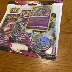 Pokemon TCG Sword & Shield Fusion Strike 3 Pack Blister Eevee & Espeon Set Of 2 - Image 2