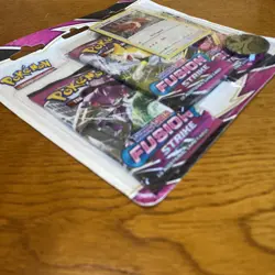 Pokemon TCG Sword & Shield Fusion Strike 3 Pack Blister Eevee & Espeon Set Of 2 - Image 3