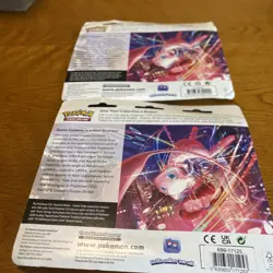 Pokemon TCG Sword & Shield Fusion Strike 3 Pack Blister Eevee & Espeon Set Of 2 - Image 4