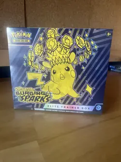 Pokemon TCG Scarlet & Violet SURGING SPARKS Elite Trainer Box FACTORY SEALED ETB - Image 1