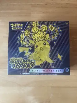 Pokemon TCG Scarlet & Violet SURGING SPARKS Elite Trainer Box FACTORY SEALED ETB - Image 4