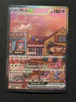 Mew ex SVP 053 Pokemon TCG Scarlet Violet 151 Black Star Promo Full Art | NM C - Image 1