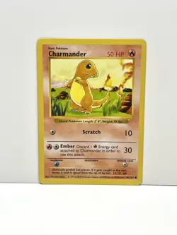 Pokemon TCG - Charmander - 46/102 - Shadowless Base Set 1999 NM - Image 1