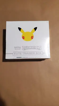 SEALED Pokemon TCG: 25th Anniversary Celebrations Elite Trainer Box (2021) ETB 820650809439 - Image 1