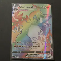 Pokemon Charizard VMAX Secret Rare Full Art Holo 74/73 Champions Path 330HP - Image 1
