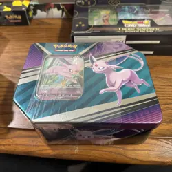 Pokemon V Heroes Espeon Tin NEW & SEALED - Image 1