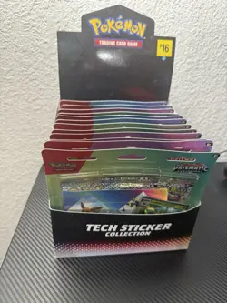 Pokemon Prismatic Evolutions Tech Sticker Collection Case 36 Packs Total - Image 1