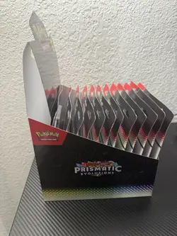 Pokemon Prismatic Evolutions Tech Sticker Collection Case 36 Packs Total - Image 3