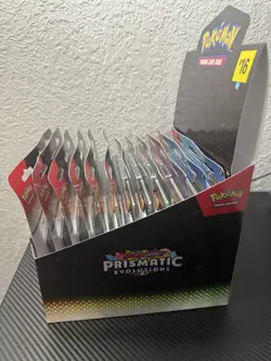 Pokemon Prismatic Evolutions Tech Sticker Collection Case 36 Packs Total - Image 5