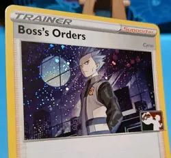 Boss's Orders 132/172 Prize Pack Series Pokemon Play! Holo Mint Condition - Image 1