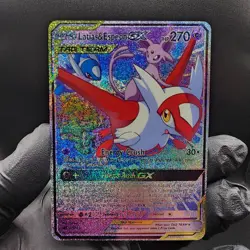 Pokemon Latias & Espeon Tag Team Custom Made Fan Art Holo With Texture - Image 1