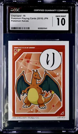 Pokemon 2018 Karuta Charizard CGC 10 LOW POP - Image 1