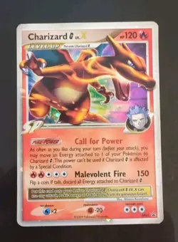 🔥Pokemon DP Promos Charizard Lv X DP45 Black Star Promo Holo Foil MP Fire - Image 1