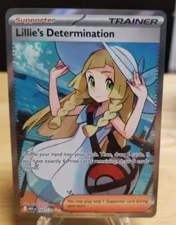 Pokemon Lillie's Determination 169/132 Mega Evolution Full Art Rare/Holo - Image 1